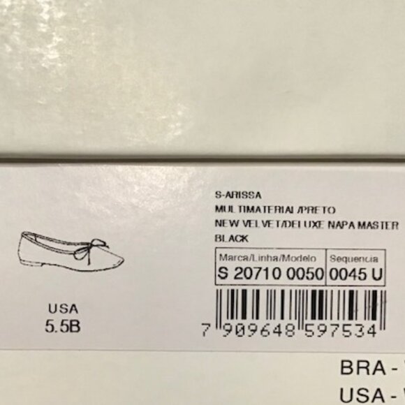 Schutz Arissa Black Velvet Flats - NIB - Picture 3 of 3